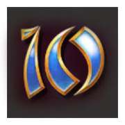 El símbolo 10 en Blessed Dragons Hold & Win