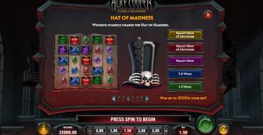 Alice Cooper and the Tome of Madness: Reglas