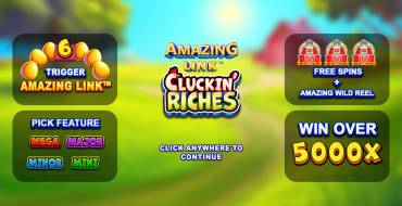 Amazing Link Cluckin' Riches: Características únicas