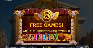 Amazons Riches: Tiradas gratuitas y/o re-giros