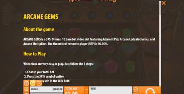 Arcane Gems: Reglas
