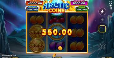 Arctic Coins: Running Wins: Ganancias