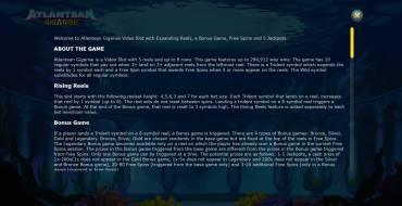 Atlantean Gigarise: Reglas