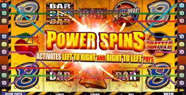 Atomic 8s – Power Spin: Tiradas gratuitas y/o repeticiones