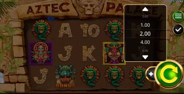 Aztec Palace: Apuestas