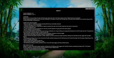 Bamboo Grove: Reglas