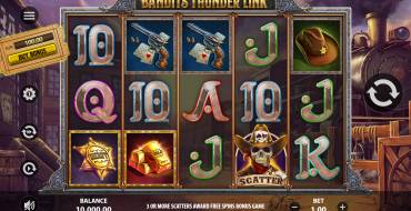 Bandits Thunder Link: Máquina tragaperras