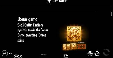 Beat The Beast: Griffin's Gold: Características