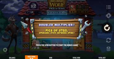 Big Bad Wolf: Pigs of Steel: Tiradas gratuitas y/o re-giros