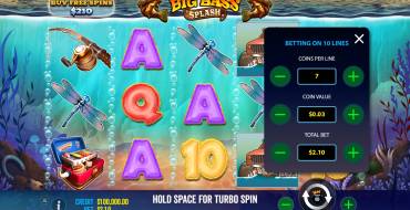 Big Bass Splash: La apuesta