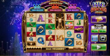 Big Bucks Deluxe: Máquina tragaperras