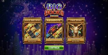 Big Bucks Deluxe: Características únicas