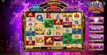 Big Bucks Deluxe: Giros gratis