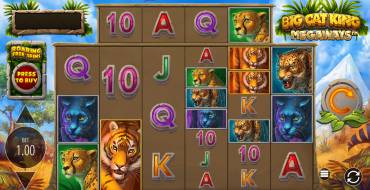 Big Cat King Megaways: Máquina tragaperras