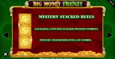 Big Money Frenzy: Características únicas