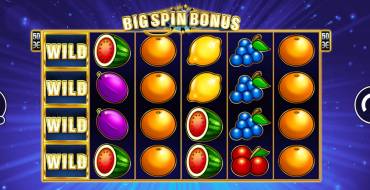 Big Spin Bonus: Máquina tragaperras