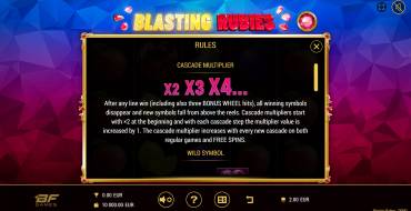 Blasting Rubies: Características únicas