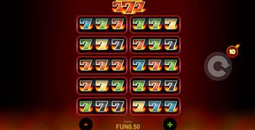 Blazing 777: Tiradas gratuitas y/o re-giros
