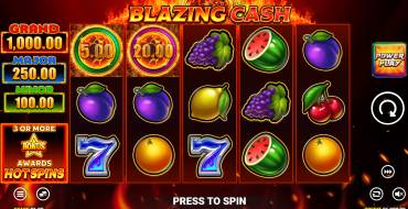 Blazing Cash: Máquina tragaperras