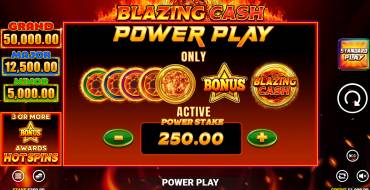 Blazing Cash: Características únicas