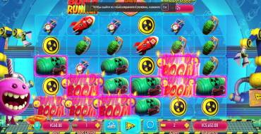 Bomb Runner: La pantalla principal