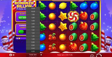 Bonanza Billion X-mas Edition: Oferta