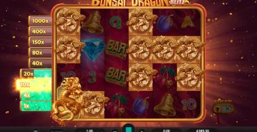 Bonsai Dragon Blitz Dream Drop: Características únicas