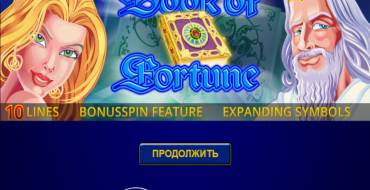 Book of Fortune: Máquina tragaperras