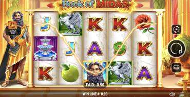 Book of Midas: La línea para ganar