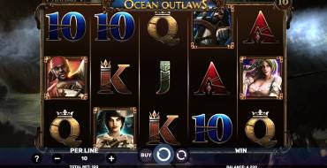 Book of Ocean Outlaws: Máquina tragaperras