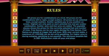 Book of Ra: Reglas del juego