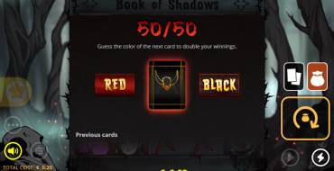 Book of Shadows: Juego de riesgo con cartas