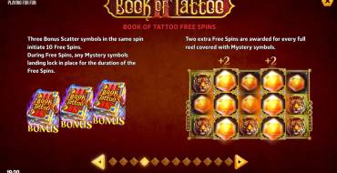 Book of Tattoo 2: Giros gratis