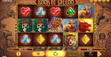 Book of Tattoo 2: Interfaz