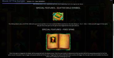 Book of The Jungle: Reglas