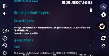 Brooklyn Bootleggers: Reglas