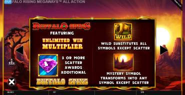 Buffalo Rising Megaways All Action: Características