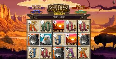 Buffalo Trail Dice: Máquina tragaperras