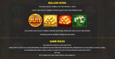 Bullion Blitz: Tiradas gratuitas y/o re-giros