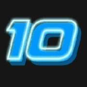 El símbolo 10 en Dreamshock: Jackpot X