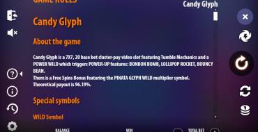 Candy Glyph: Reglas