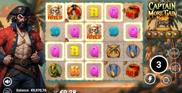 Captain More'gain: Giros gratis