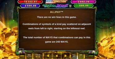 Cash Connection — Voodoo Magic: Reglas