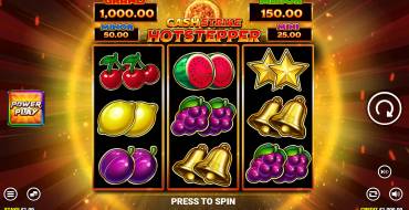 Cash Strike Hotstepper: Máquina tragaperras
