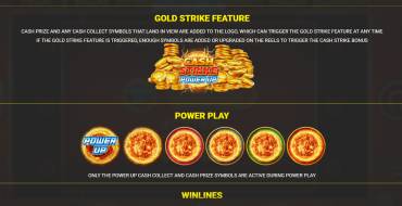 Cash Strike Power Up: Juegos de bonificación