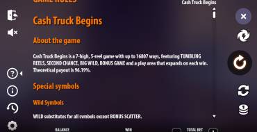 Cash Truck Begins: Reglas