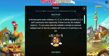 Chicken Madness Dice: Características únicas
