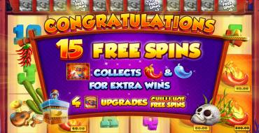 Chilli Picante Megaways: Tiradas gratuitas y/o re-giros