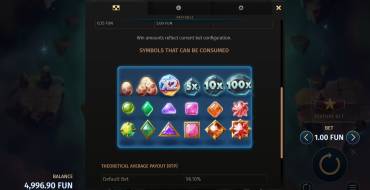 Chomplings: Tabla de pagos 2