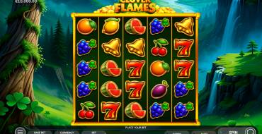Clover Flames: Máquina tragaperras
